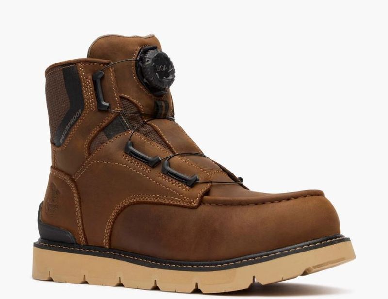 Georgia Boot Carbon Flex 6" BOA® Waterproof Carbon Toe Moc-Toe Work Boot