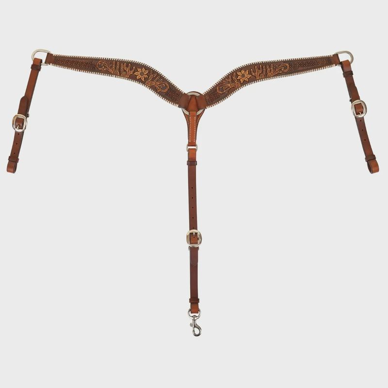 Desert Rawhide Edge Breast Collar