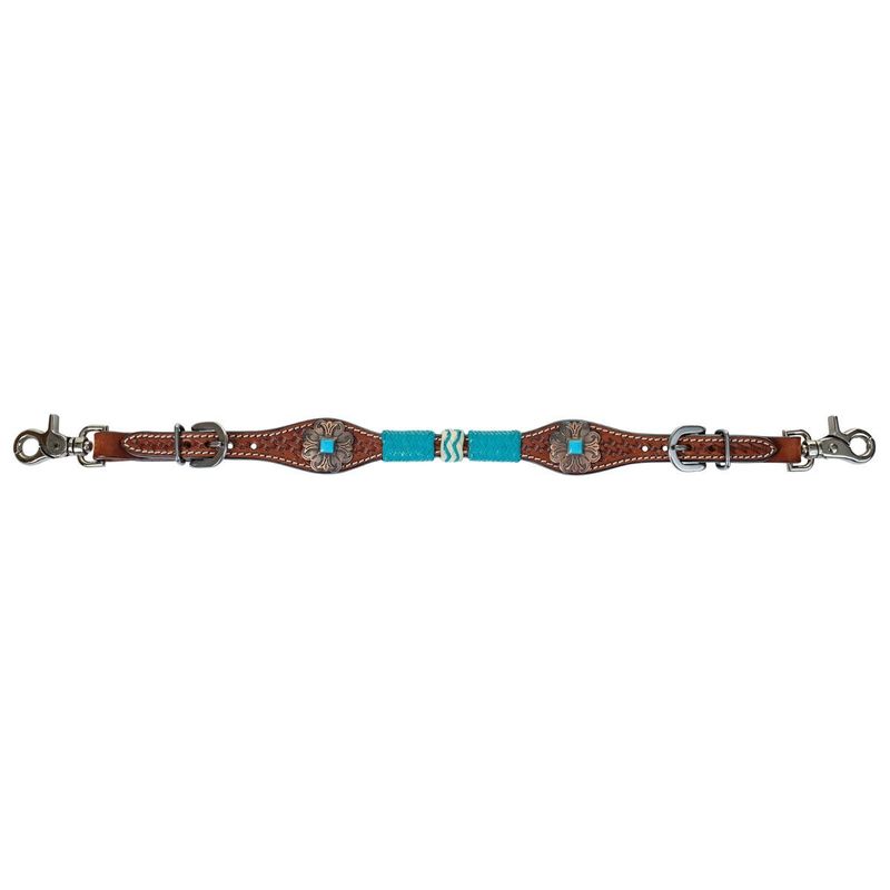 Turquoise Roundup Chocolate Wither Strap