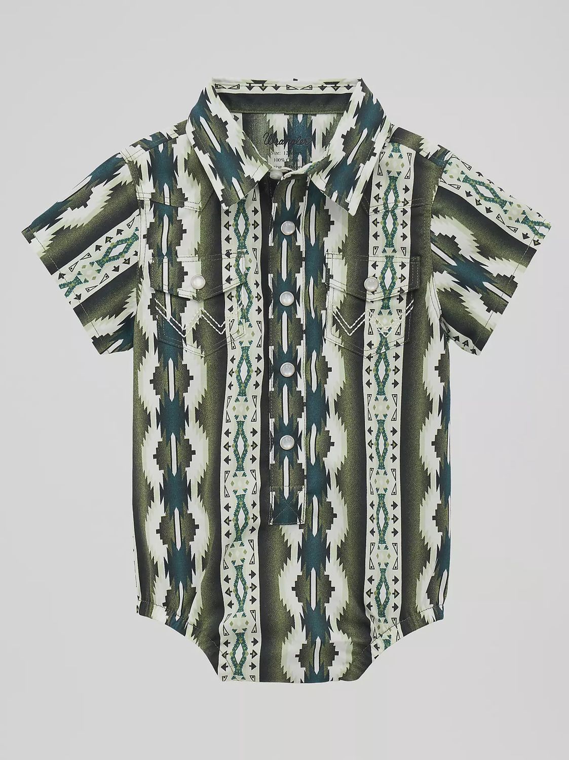 Baby Boy Short Sleeve Checotah Bodysuit