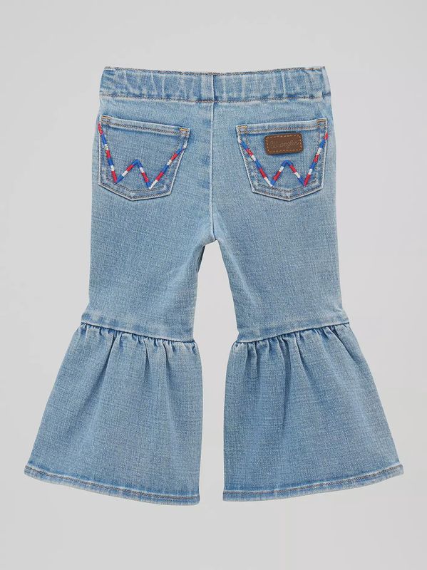 Wrangler Red/White/Blue Baby Girl Flares