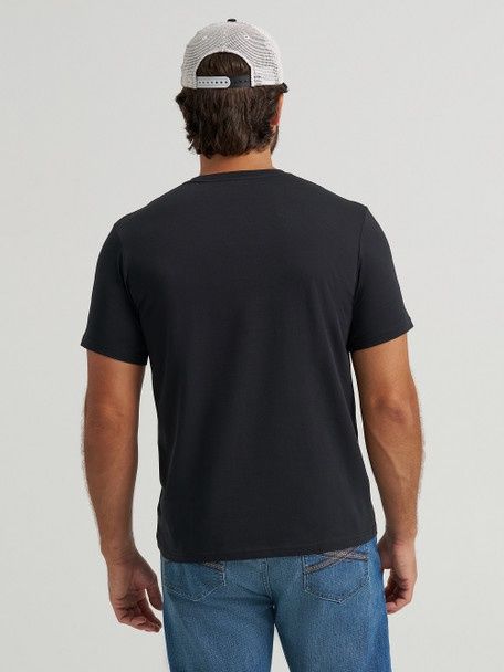 WRANGLER LONG LIVE COWBOYS JET BLACK - MENS TEE