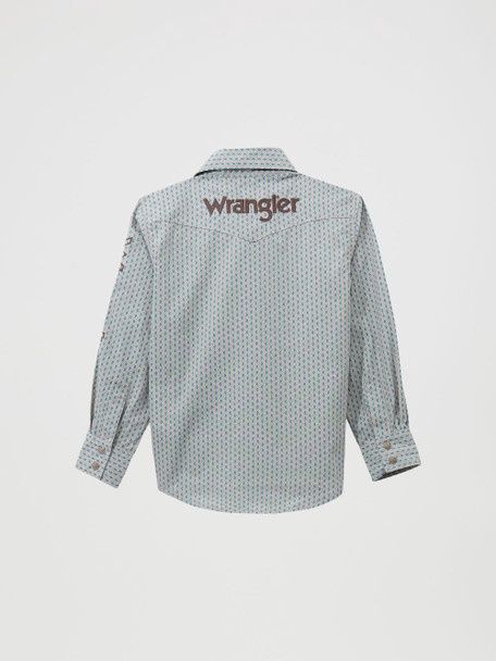 WRANGLER LOGO PEACOCK PRINT