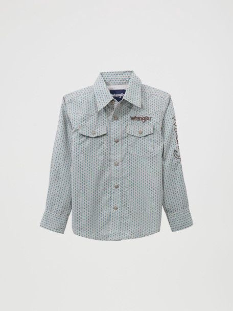 WRANGLER LOGO PEACOCK PRINT
