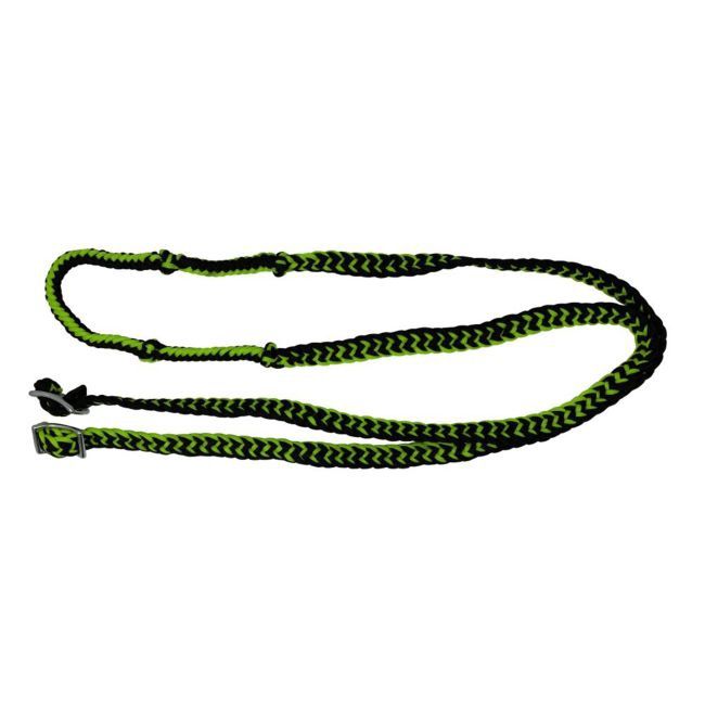 Braided Nylon Barrel Reins with Easy Grip Knots, 7'