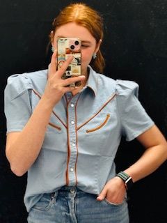 The Bluey Puff Sleeve Top