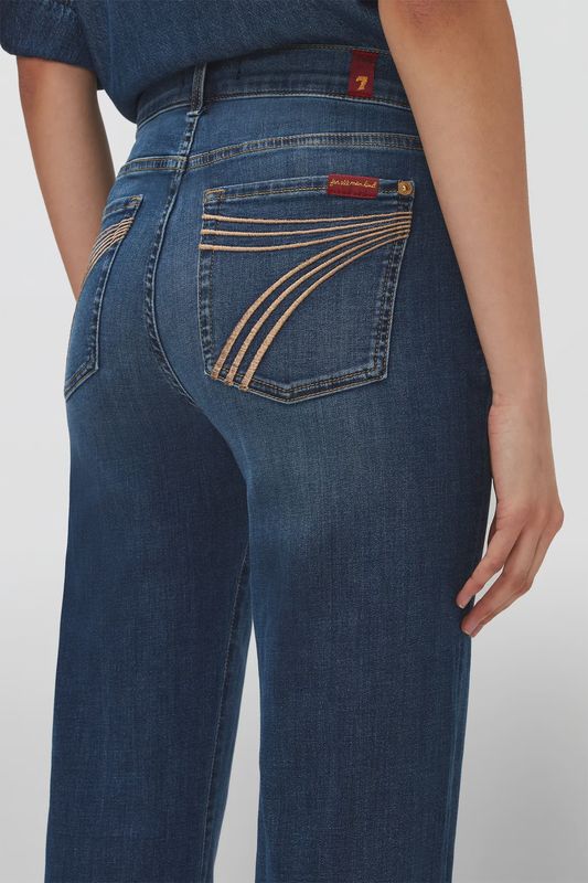 Dojo Tailorless Mid Rise Flare Jeans-Gale