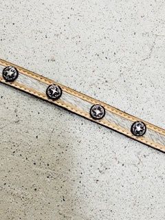 Cowhide &amp; Stars HatBand