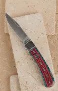Ariat Smooth Multicolored Knife 3" - Red, Blue, Black