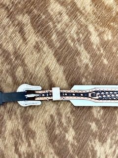 Leather Hat Band Basket-Weave