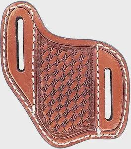 Basket Weave Diagonal Knife Sheath