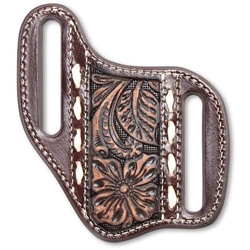 Ariat Knife Sheath Pancake Floral Filigree Brown