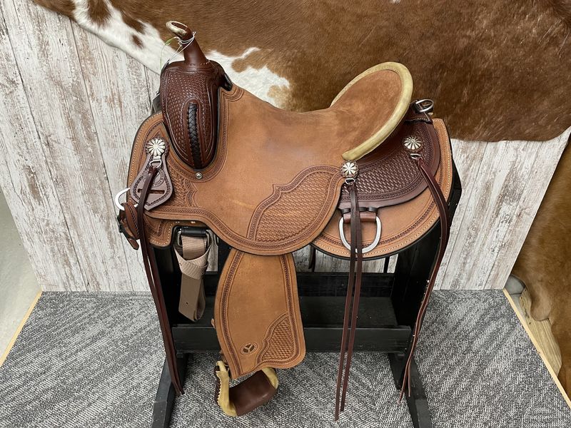 16" Circle Y Brazos Wood Trail Saddle