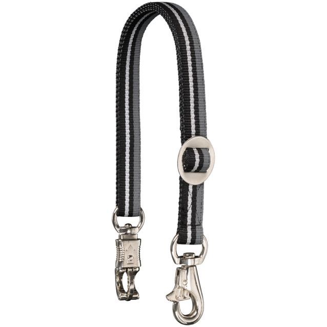 Tri-Color Metallic Trailer Tie, Color: Black