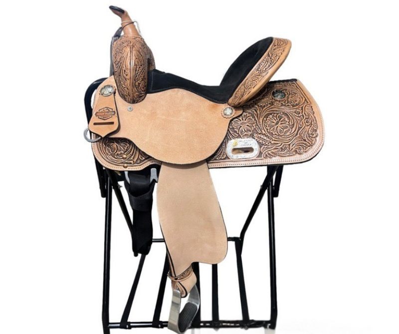 14" Circle Y Mansfield Barrel Saddle - Wide