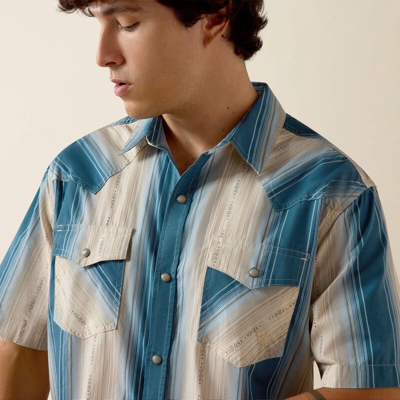 Retro Hyland Fitted Snap Shirt