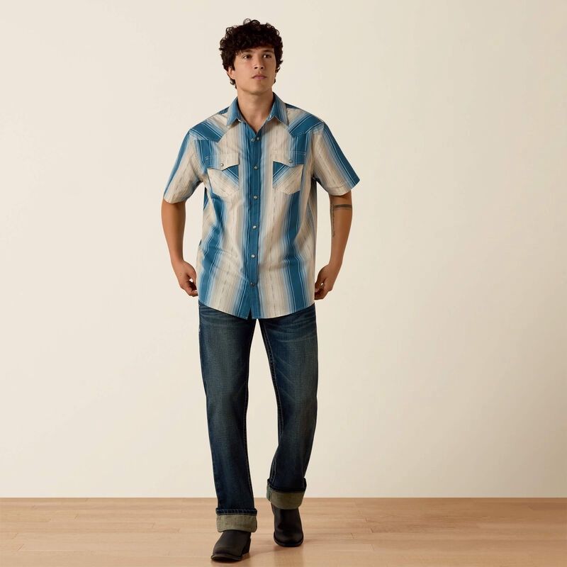 Retro Hyland Fitted Snap Shirt