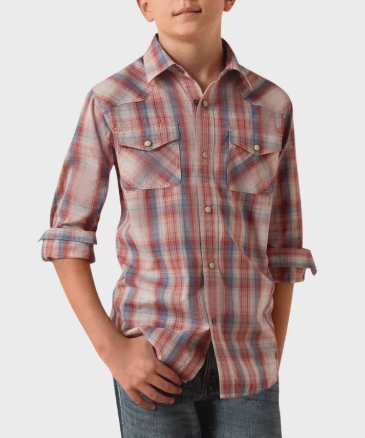 Ariat Boys' Retro Hodge Snap Shirt
