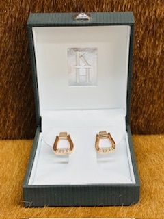 12A Earrings Rose Gold