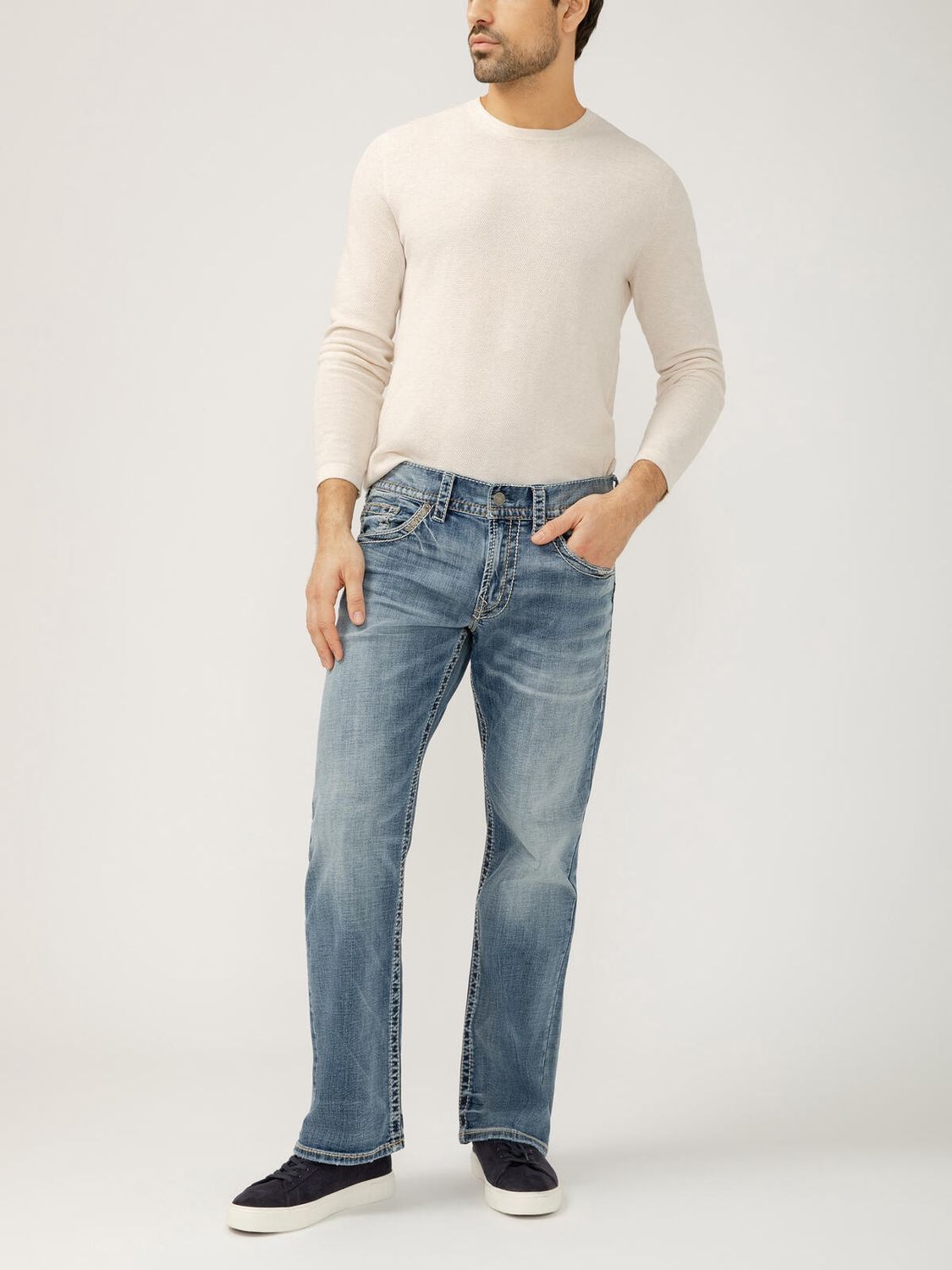 Zac Relaxed Fit Straight Leg Jean