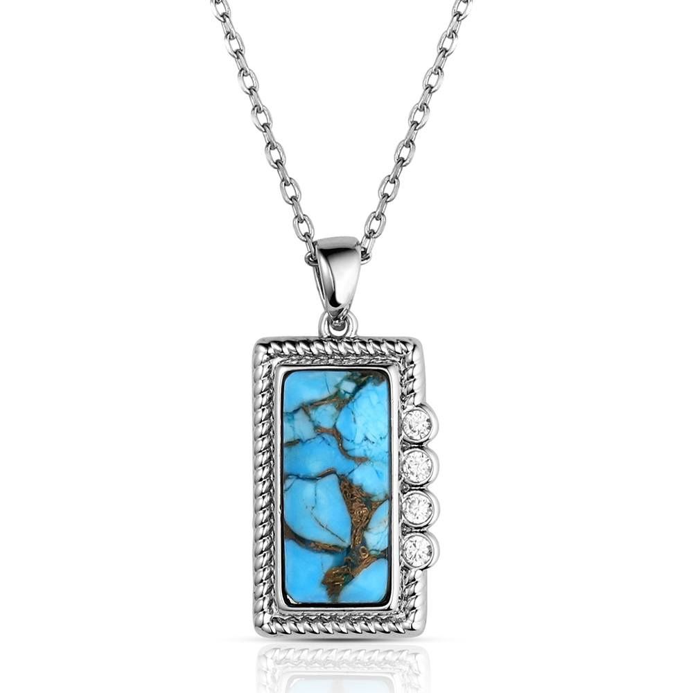 Summer Rain Turquoise Necklace