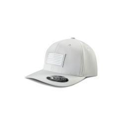 Ariat Mens Cap Snap Back Rubber Flag Patch Grey