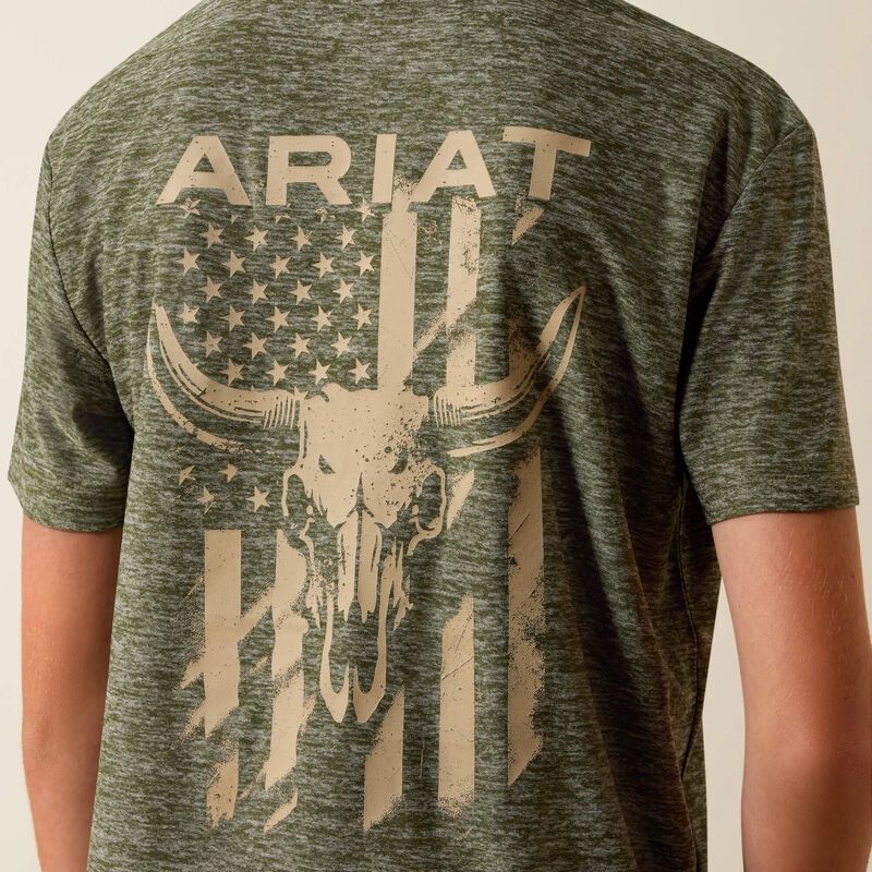 Boys Ariat Longskull Freedom T-Shirt