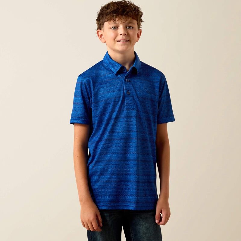 Boys All Over Print Polo