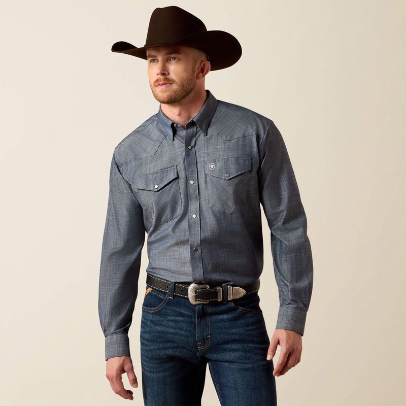 Wrinkle Free Refined Slub Classic Fit Shirt