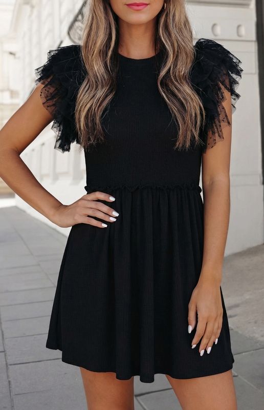 The Dotty Mesh Dress