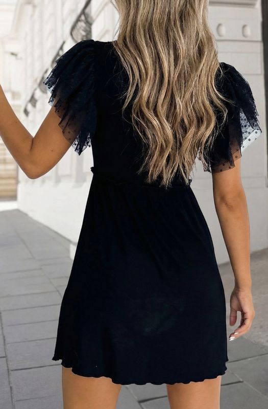 The Dotty Mesh Dress