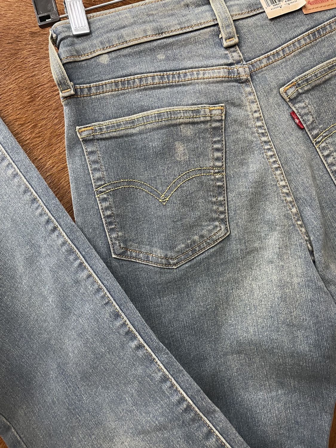 Levi 726 High Rise Flare in Believe in Me