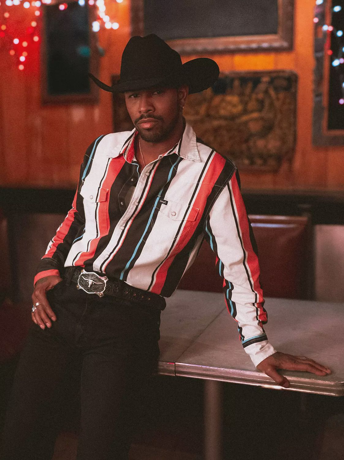 Vintage-Inspired Brushpopper Western Snap Workshirt