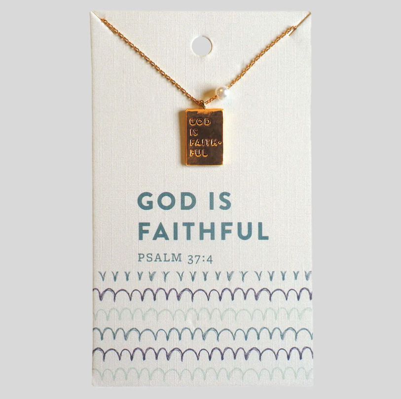 God Is Faithful Necklace