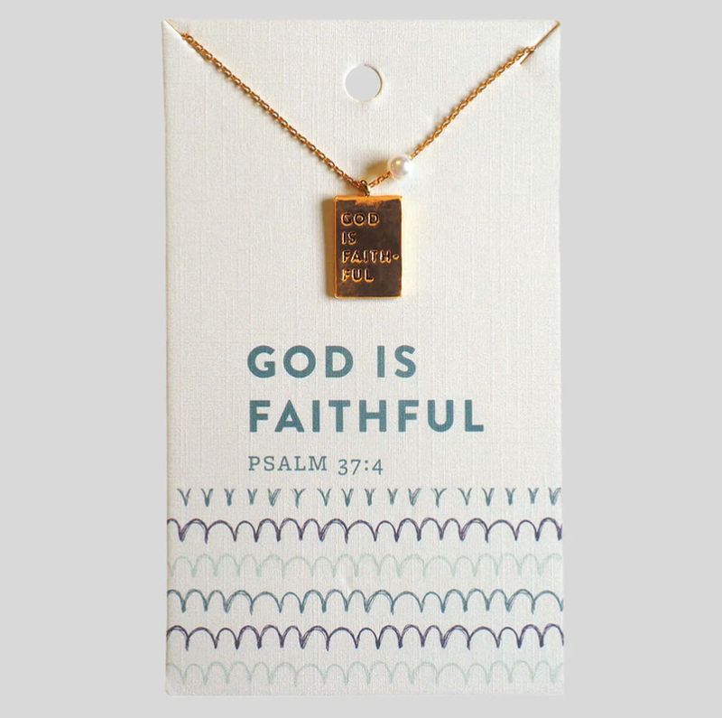 God Is Faithful Necklace