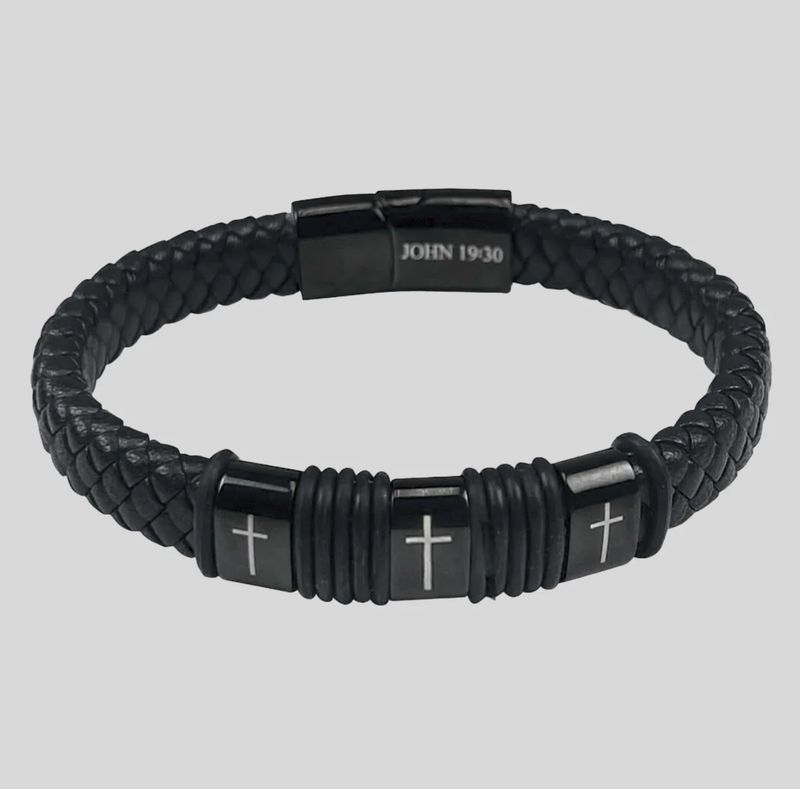 It Is Finished Braided Bracelet