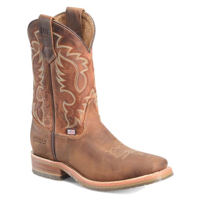 Men's Double H 11" Hickock Union Built Roper Boots
