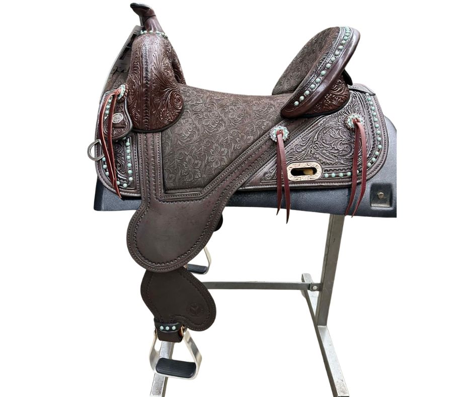 14.5" Circle Y Fischer Remuda Signature Treeless Barrel Saddle