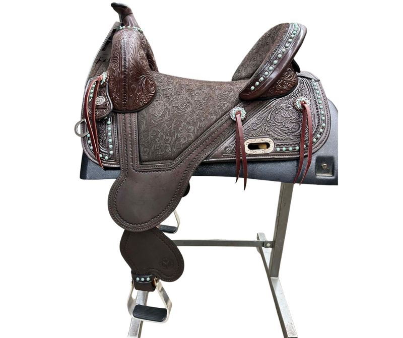 14.5" Circle Y Fischer Remuda Signature Treeless Barrel Saddle