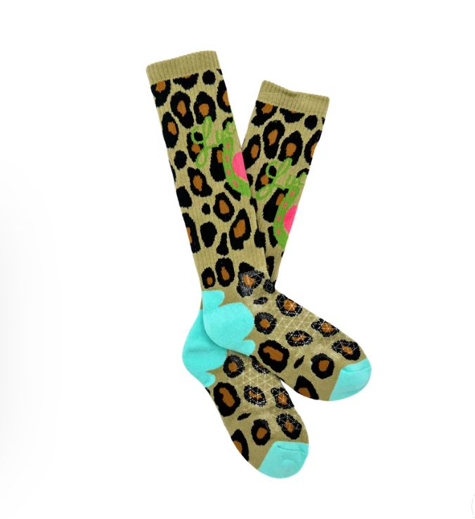 Lucky Leopard Diva Performance Socks