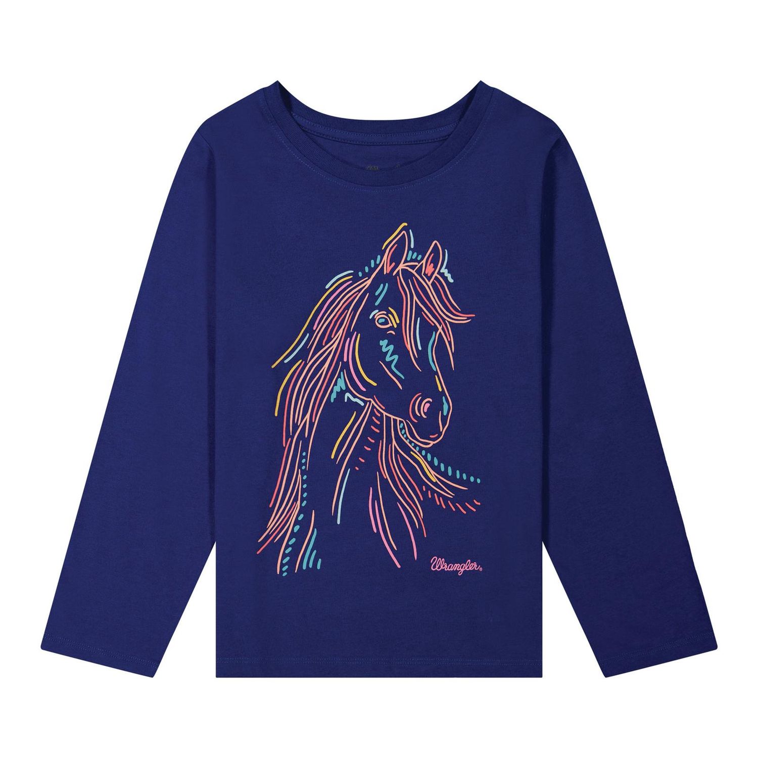 WranglerÂ® Girls Long Sleeve T-Shirt