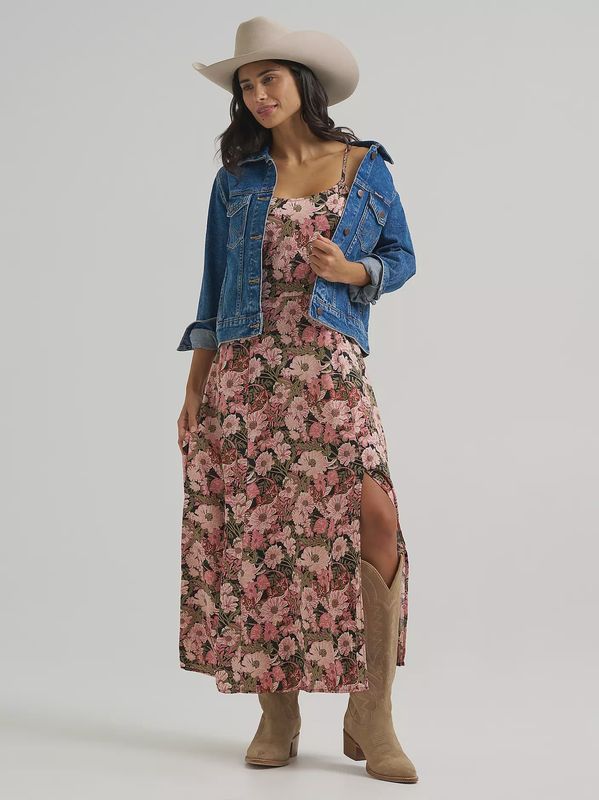 Women's Western Tank Maxi Dress