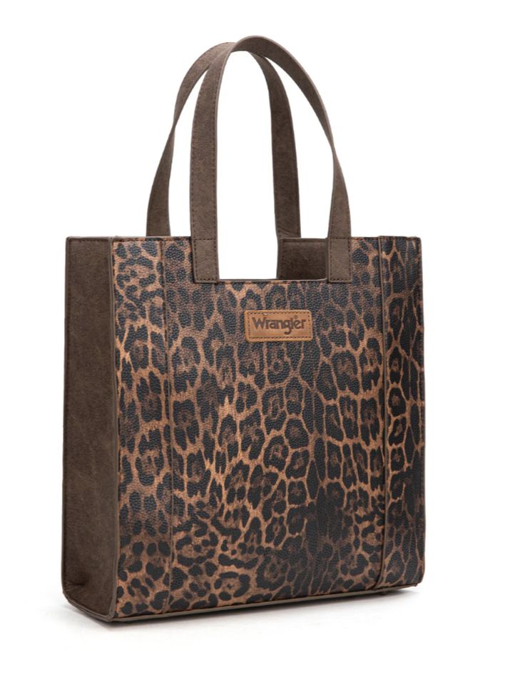 Wrangler Leopard Print Tote Bag
