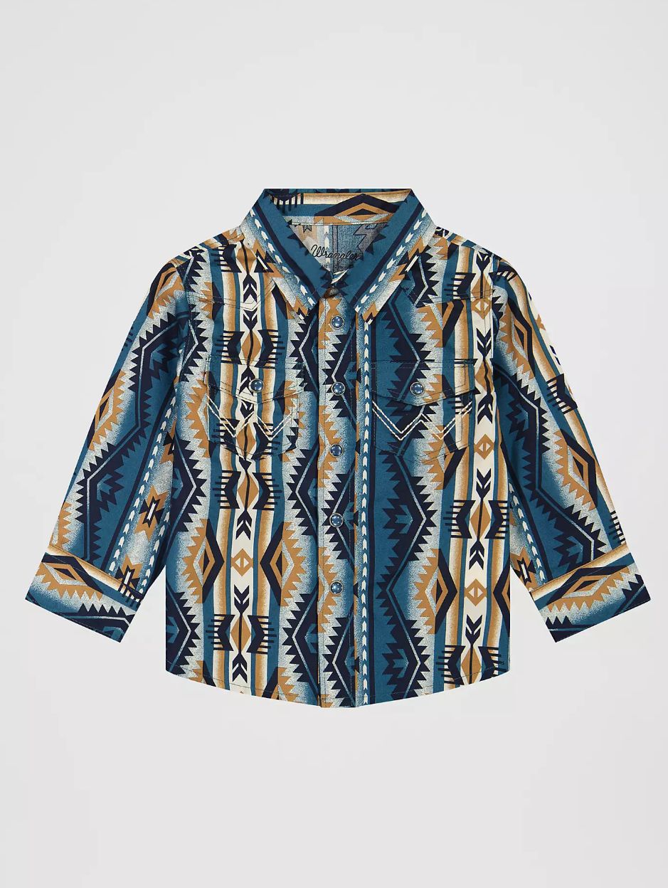 Little Boy's Checotah LS Western Snap Shirt