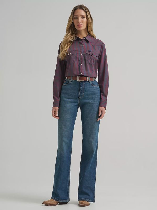 Women's Wrangler Olivia Western Slim Snap Shirt
