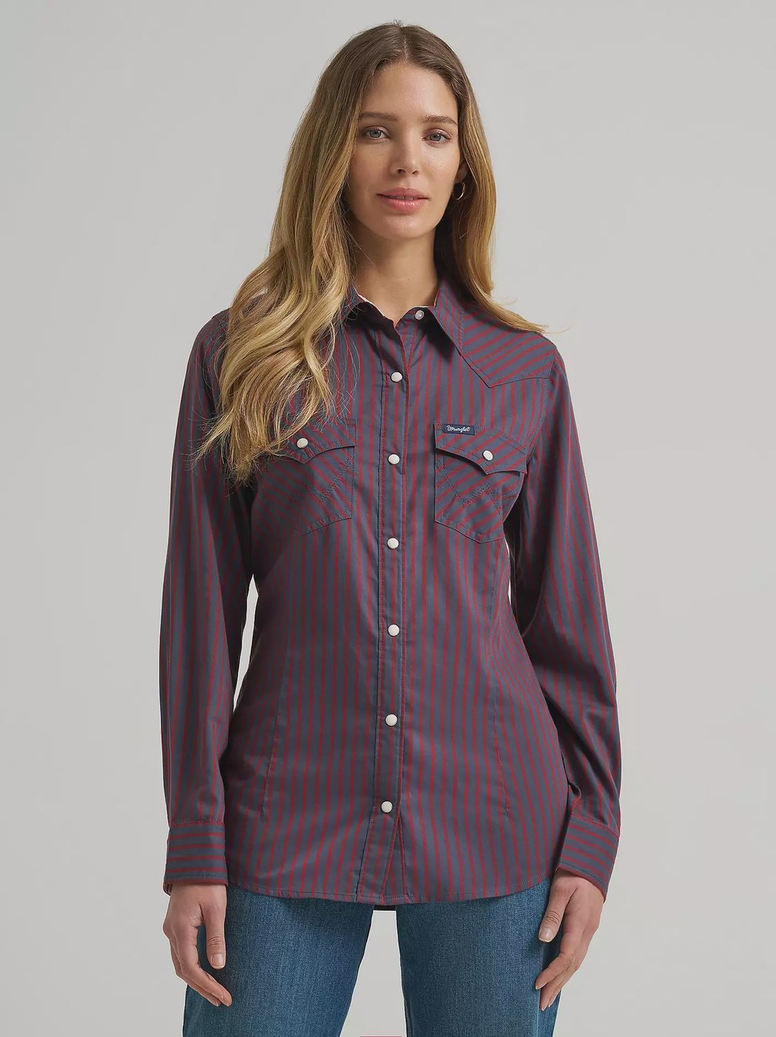 Women's Wrangler Olivia Western Slim Snap Shirt
