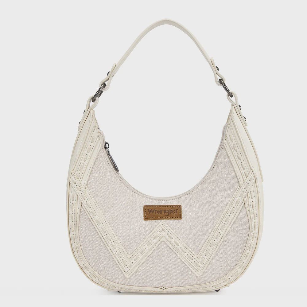 Wrangler Western Contrast Stitch Chevron Hobo Shoulder Bag