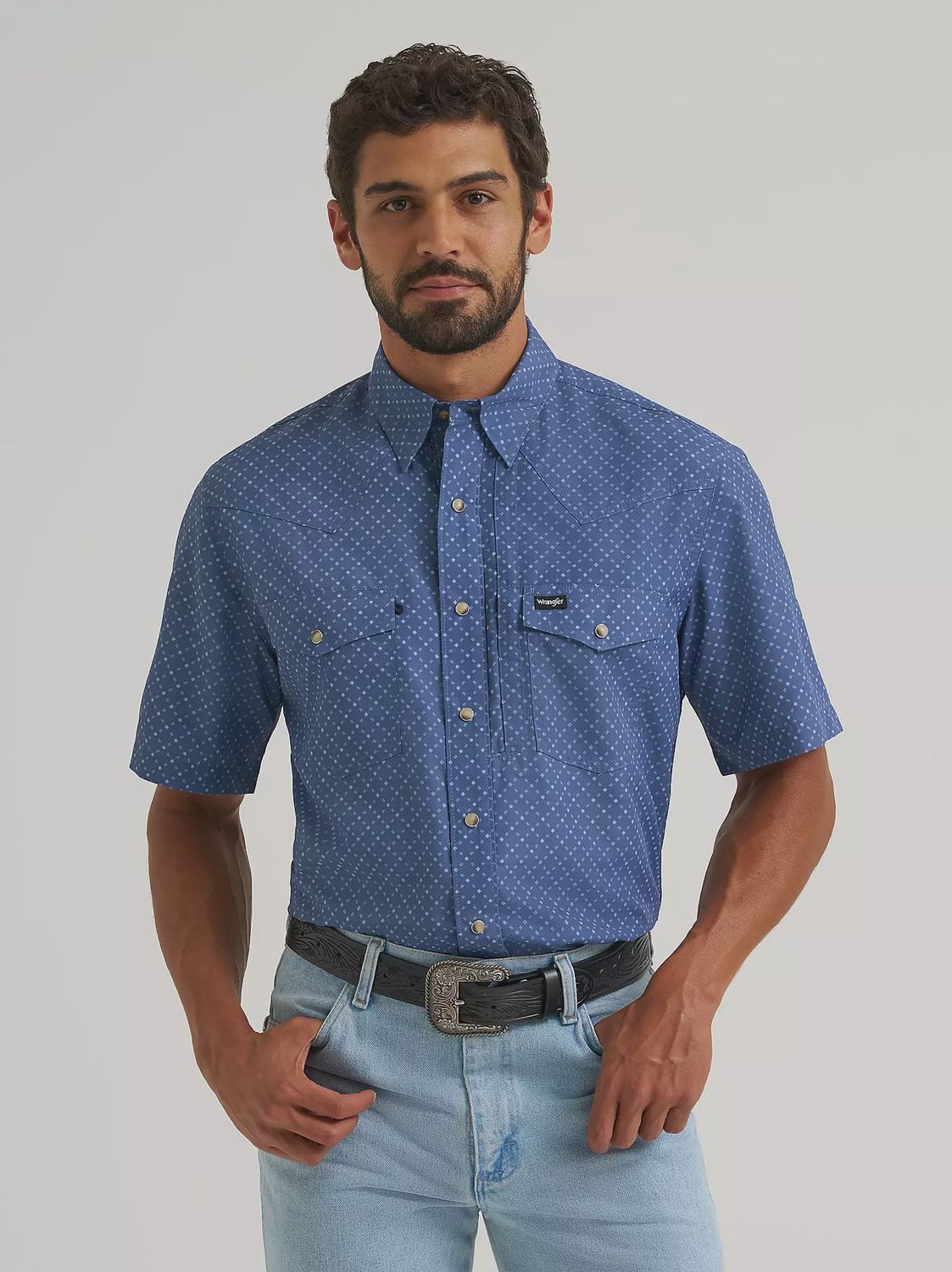 Wrangler All Terrain Gear Men's Performance Print Shirt