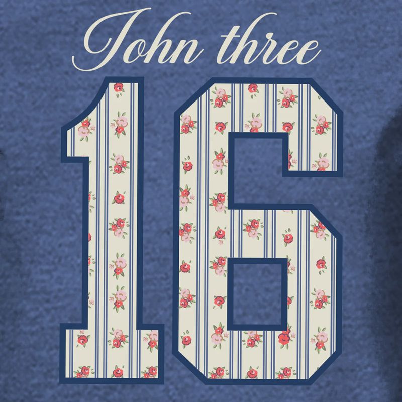 Womens Hooded T-Shirt John 3:16