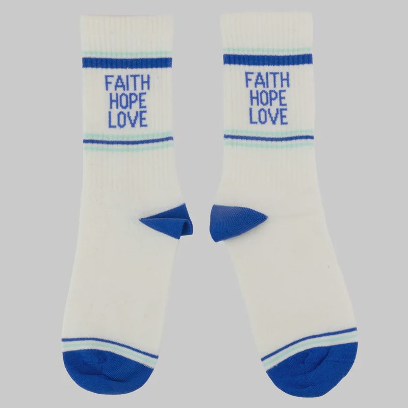 Athletic Socks Faith Hope Love